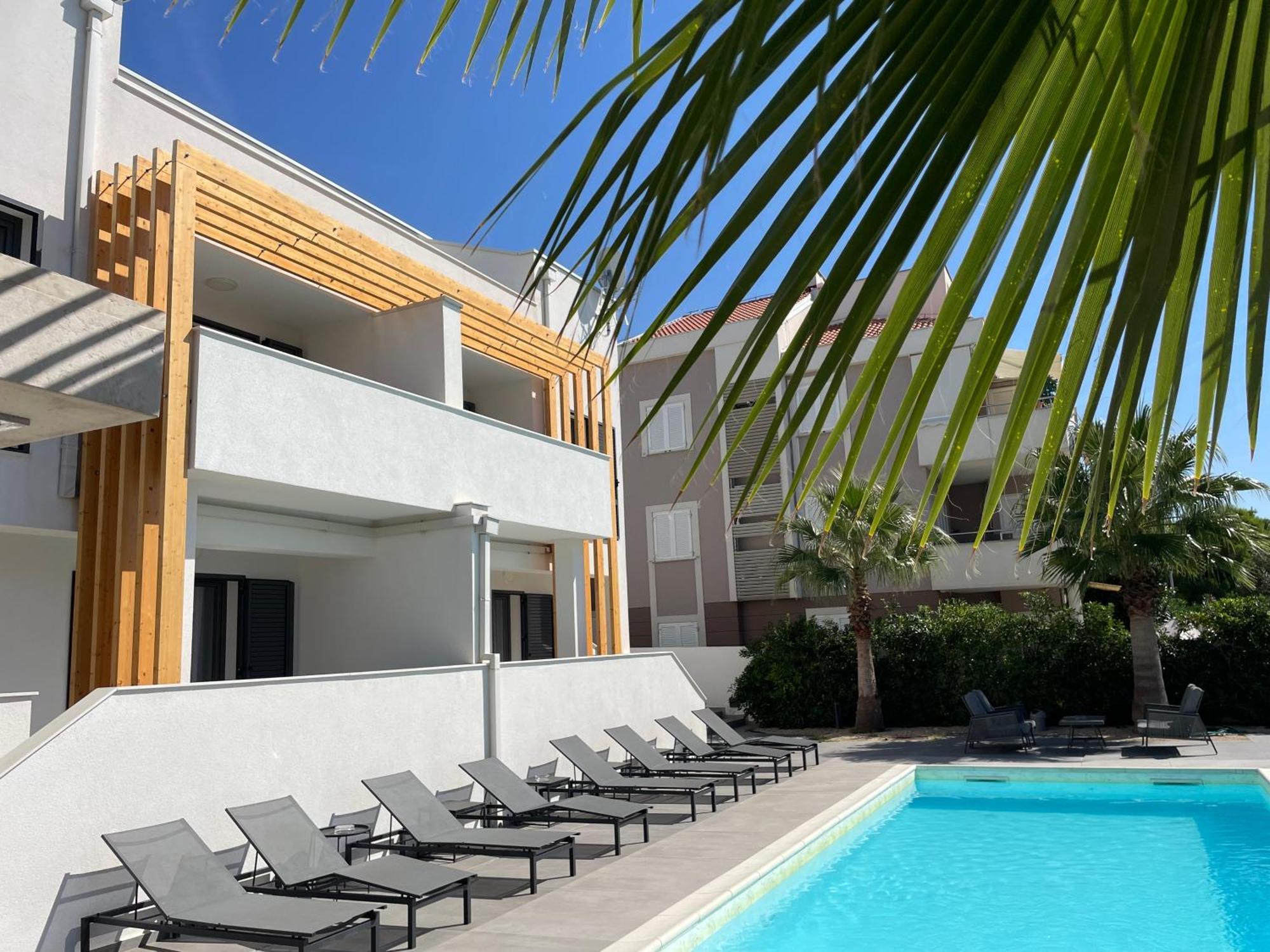 Villa Aquamarine Apartments Novalja Bagian luar foto